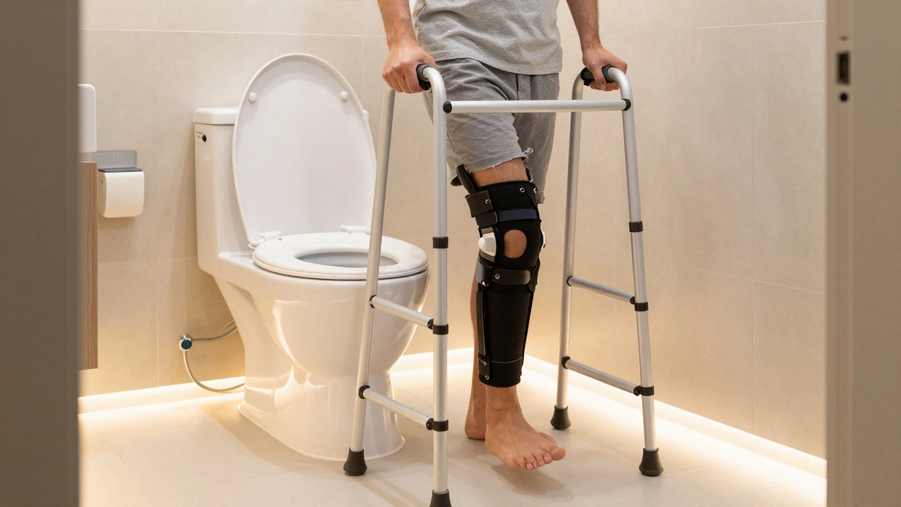 Can I Go to the Bathroom by Myself After Knee Surgery?
